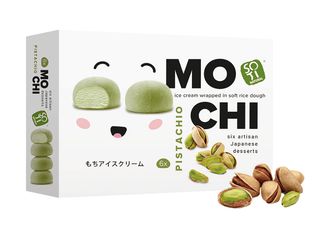 Pistachio Mochi Ice Cream